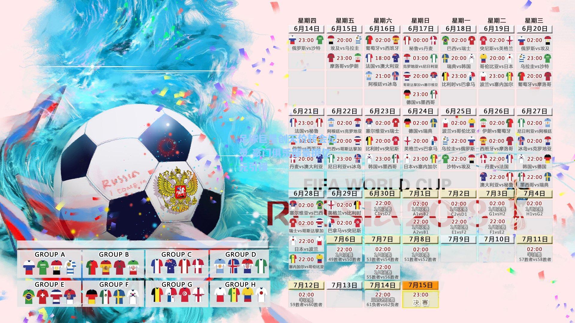 足球巨星创天价转会纪录 豪门俱乐部豪掷亿元引援